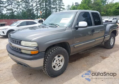 1999 Chevrolet Silverado 1500 Ls из США, поврежденный, VIN 2GCEK19T7X1290576